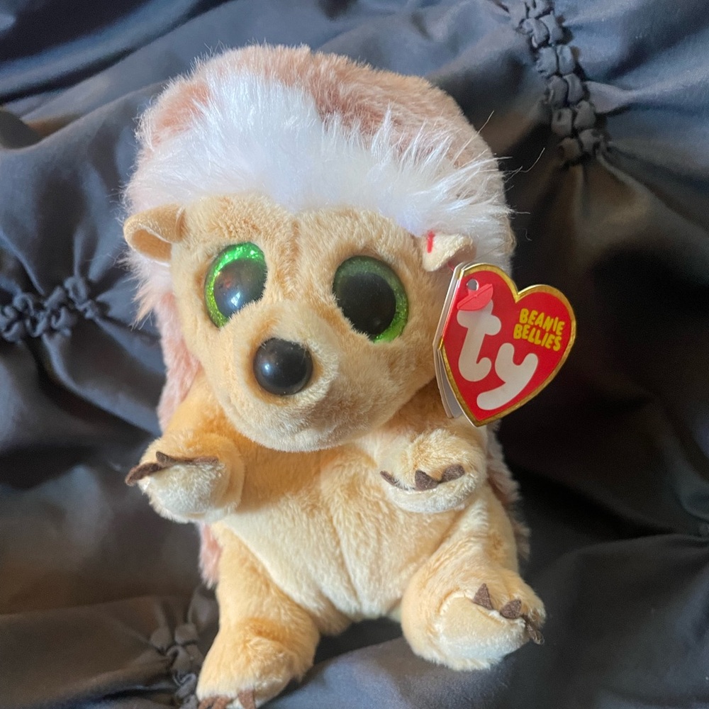 NEW WITH BRANDING TAG TY Beanie Bellies Bumper The Hedgehog